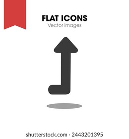 level up alt Icon. Flat style design isolated on white background. Vector illustration
