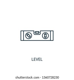 level concept line icon. Simple element illustration. level concept outline symbol design. Can be used for web and mobile UI/UX
