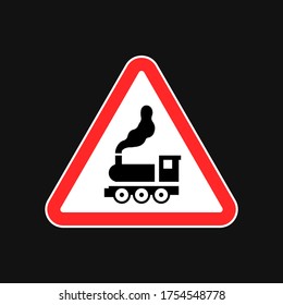 Level Crossing Without Barrier Or Gate Ahead High Res Stock Images Shutterstock