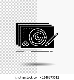 Level, design, new, complete, game Glyph Icon on Transparent Background. Black Icon