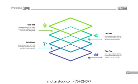 Level Diagram with Four Elements Template