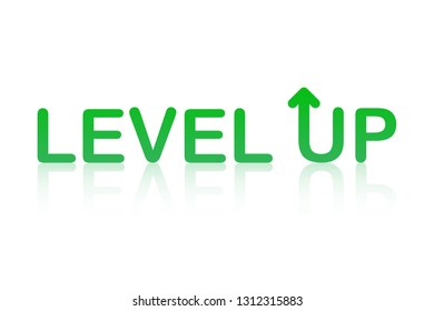 Level Up Game Vector Illustration Concept