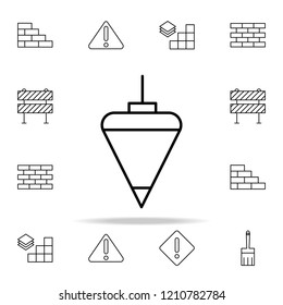 level icon. construction icons universal set for web and mobile