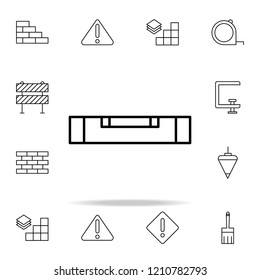 level icon. construction icons universal set for web and mobile