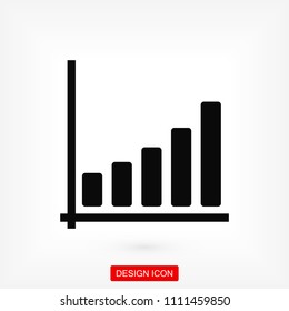 level icon,  stock vector illustration flat design