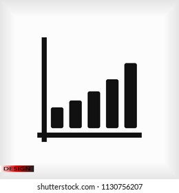 level icon,  stock vector illustration flat design
