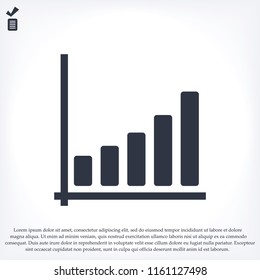 level icon,  stock vector illustration flat design