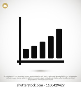 level icon,  stock vector illustration flat design