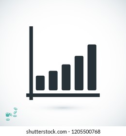level icon,  stock vector illustration flat design