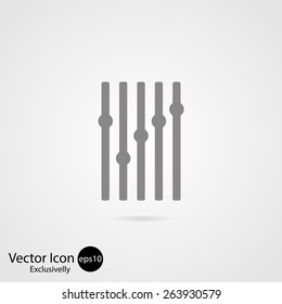 level icon. vector illustration. Exclusivelly