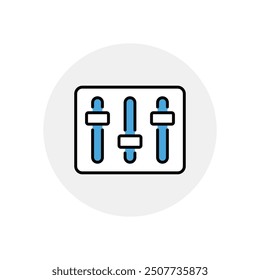 Level icon vector stock illustration