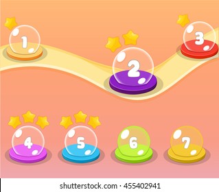Level indicators/ map pointers Game Asset