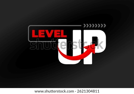 level up logo financial graphic