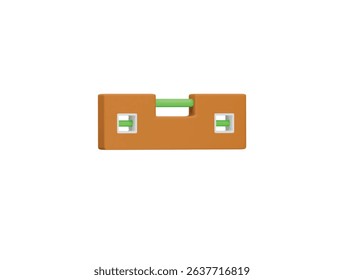 level measurement scale icon 3d illustration