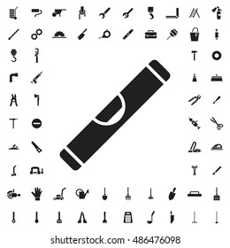 Level ruler icon illustration isolated vector sign symbol