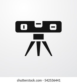 level ruler icon illustration isolated vector sign symbol