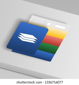 level sheets icon. From collection button icons