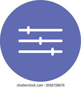 Level Slider icon vector image. Can also be used for Miscellaneous Objects. Suitable for mobile apps, web apps and print media.