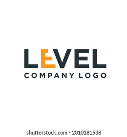 Level Stair icon. Grade Logo design. Vector Illustration.