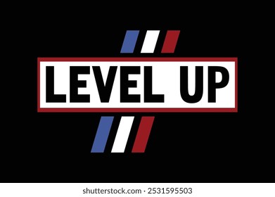 level up t shirt design