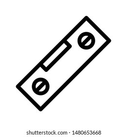 level thin line vector icon