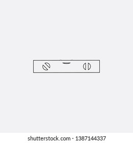 level tool icon sign signifier vector