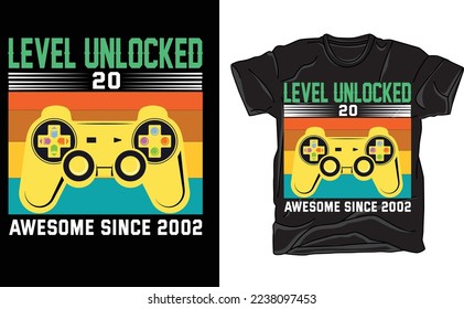 level unlocked 20 awesome since 2002
