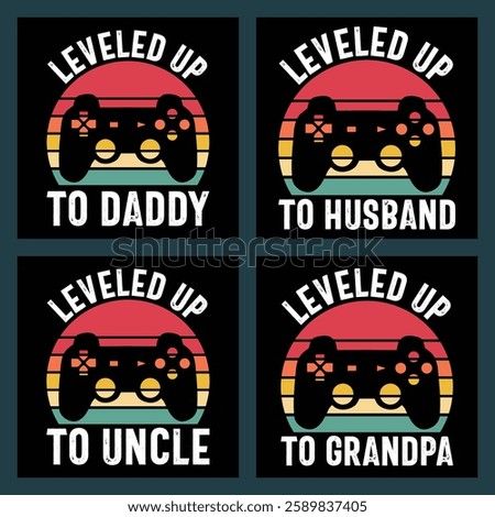 Leveled up to t shirt design