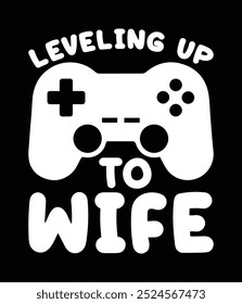 Leveling up to wife Game Design Eps File.