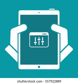 Levels control - Vector flat minimal icon