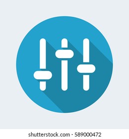 Levels control - Vector flat minimal icon