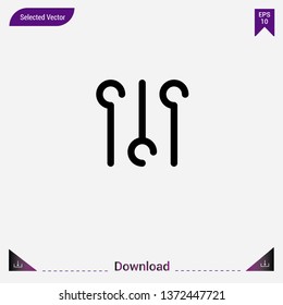 Levels icon isolated on grey background.Premium symbol for website design, mobile application, logo, ui.Modern, simple, isolated, flat best quality icon for web site designs or mobile apps.