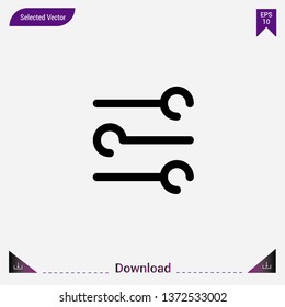 Levels icon isolated on grey background.Premium symbol for website design, mobile application, logo, ui.Modern, simple, isolated, flat best quality icon for web site designs or mobile apps.