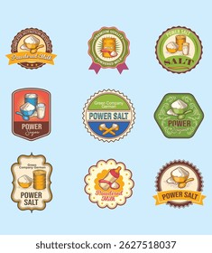 Levels, stickers, unique vector files