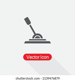 Lever Icon, Arm Lever Icon, Control Lever Icon Vector Illustration Eps10