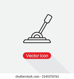 Lever Icon, Arm Lever Icon, Control Lever Icon Vector Illustration Eps10