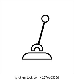 Lever Icon, Arm Lever Icon Vector Art Illustration