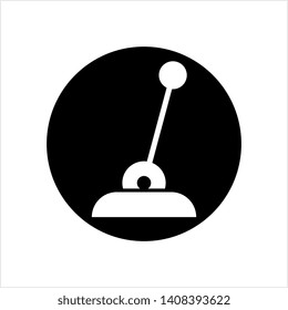 Lever Icon, Arm Lever Icon Vector Art Illustration
