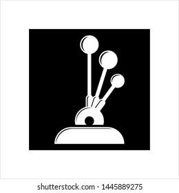 Lever Icon, Arm Lever Icon Vector Art Illustration