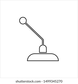 Lever Icon, Arm Lever Icon Vector Art Illustration