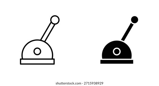 Colección de diseño de icono de palanca. Signo y Vector para diseños de interfaz de usuario