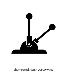Lever icon design isolated on white background