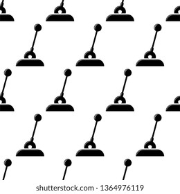 Lever Icon Seamless Pattern, Arm Lever Icon Seamless Pattern Vector Art Illustration