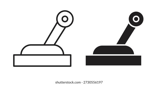 Conjunto de iconos de palanca. paquete de elementos de Web de logotipo mínimo.