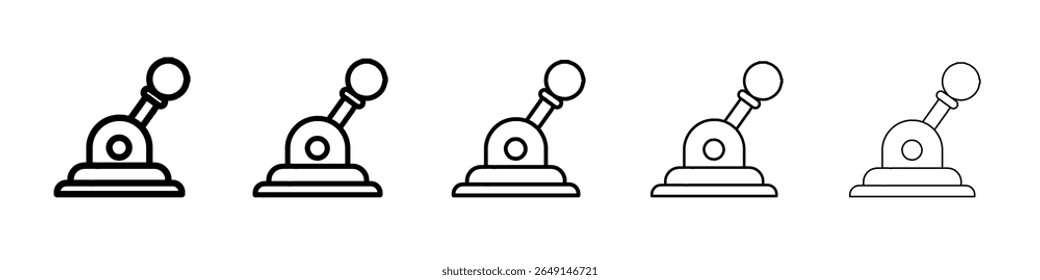 lever icon simple vector outline logo