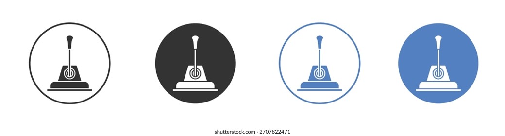 Ilustración de Arte vectorial de icono de palanca. para concepto móvil y Diseños web