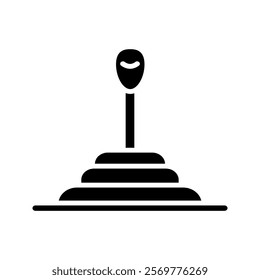 Lever icon , vector illustration on white background