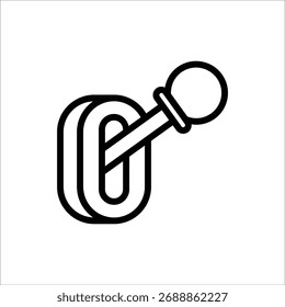 Lever icon. Vector illustration for web design. Isolated on white background.