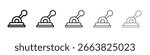 Lever icon in web style. Vector illustration. Eps10