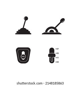 iconos de palanca de varios modelos,diseño sencillo de ilustración vectorial.